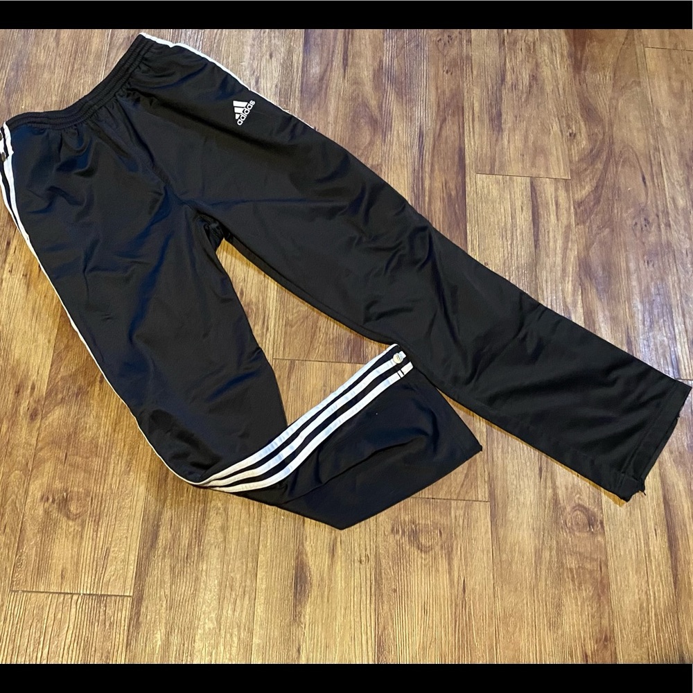 Adidas button down pants - Size Small